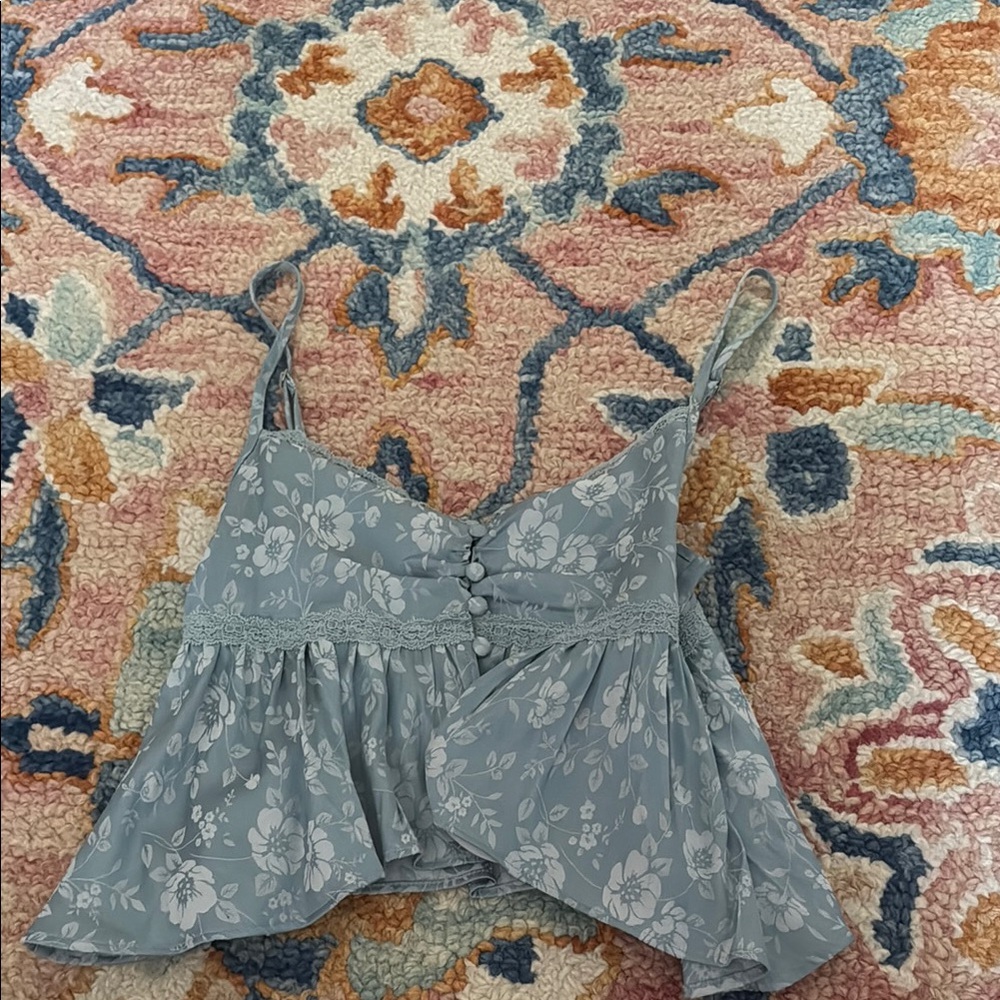 Princess Polly Pria Top Blue- Tags Still on!